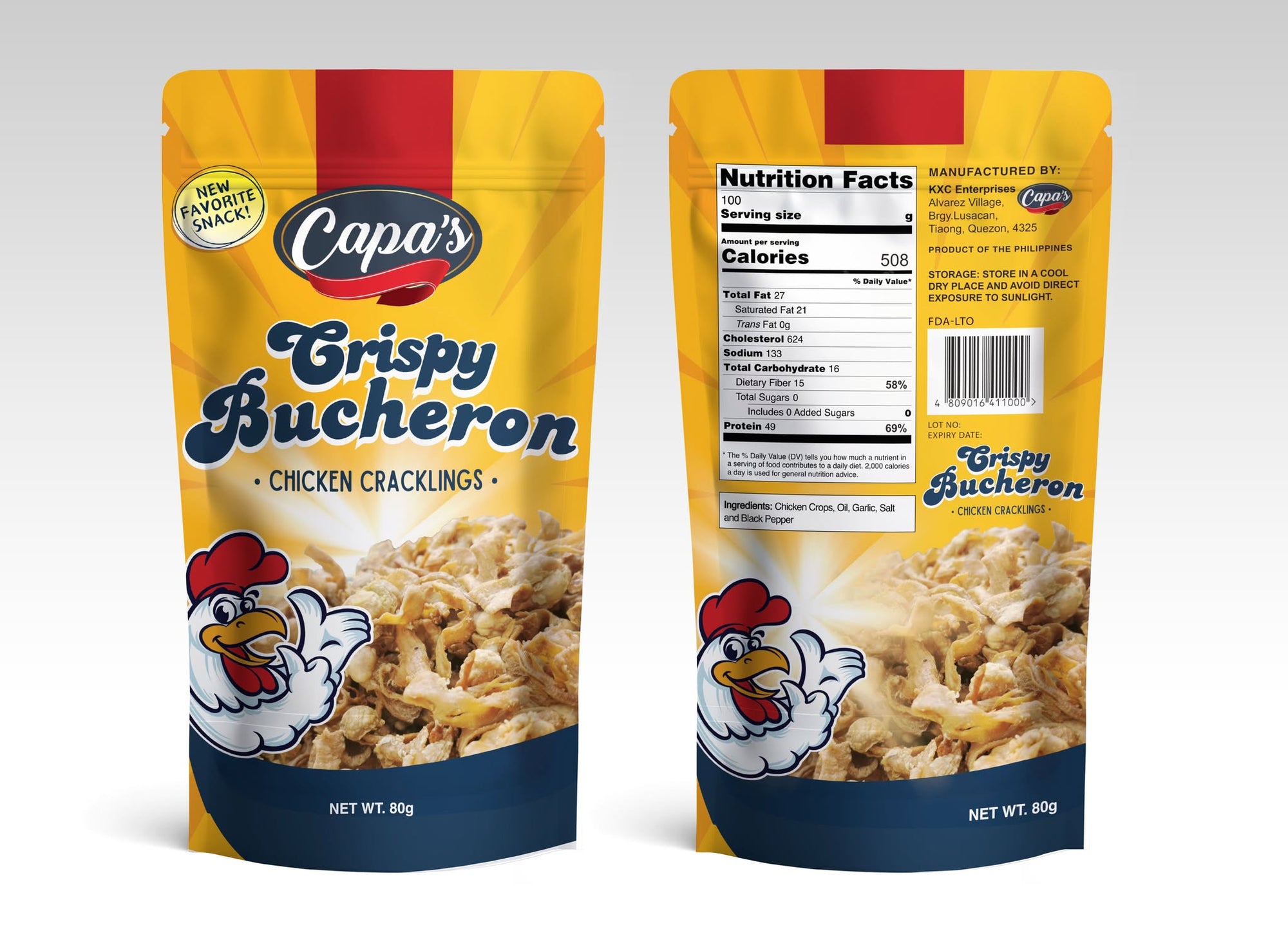 CRISPY BUCHERON - 60 grams